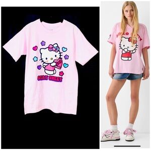 Hello Kitty, Sanrio stay sweet ,heart pastel pink